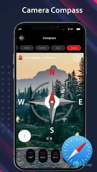 Digital Compass for Android1 11.0.4 APK MOD Полная бесплатная загрузка