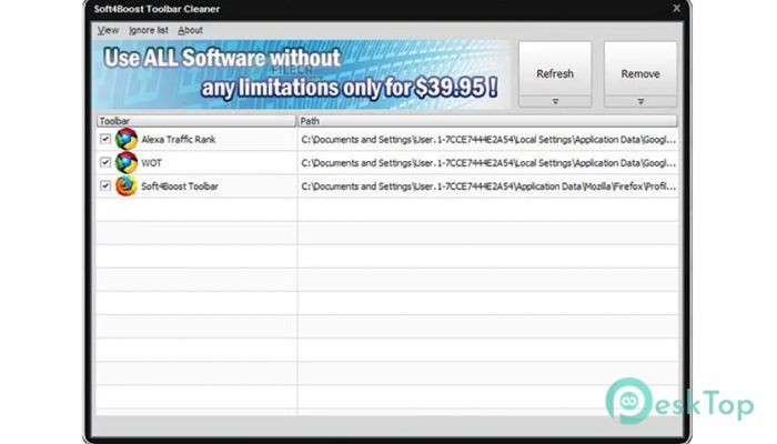 下载 Soft4Boost Toolbar Cleaner  6.4.9.365 免费完整激活版