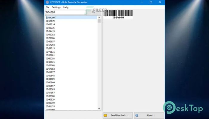 تحميل برنامج VovSoft Bulk Barcode Generator 1.0 برابط مباشر
