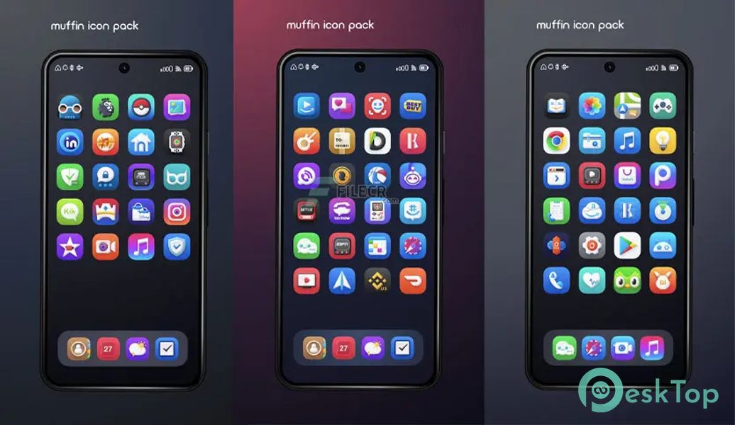 Télécharger Muffin Icon Pack 4.1.2 APK MOD Gratuitement et Complet