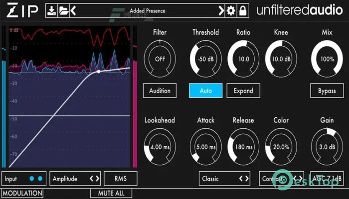 Unfiltered Audio ZIP v1.4.1 完全アクティベート版を無料でダウンロード