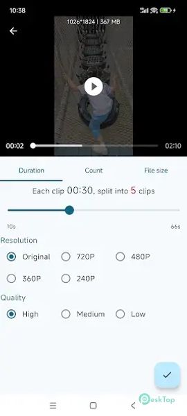 EasySplit - Split & Trim Video 1.0.14 APK MOD Tam Ücretsiz İndir