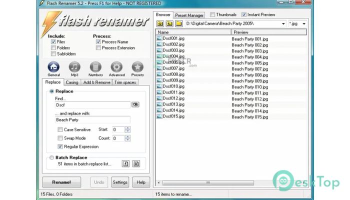Download Flash Renamer 6.81 Free Full Activated