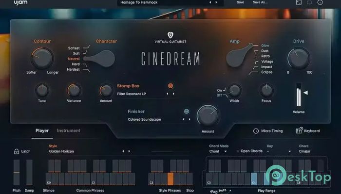 Скачать UJAM Virtual Guitarist CINEDREAM  1.0.0 полная версия активирована бесплатно