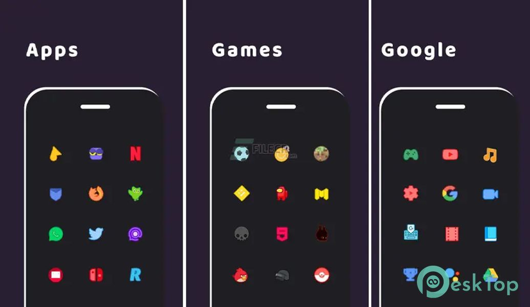 Duo Nano Icon Pack 2.1.5 APK MOD Tam Ücretsiz İndir