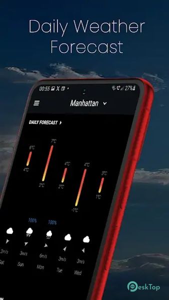 Weather: Radar & Air Quality 2.2.1 APK MOD Полная бесплатная загрузка