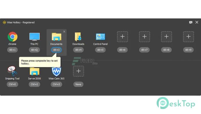 تحميل برنامج Wise Hotkey 1.2.8.58 برابط مباشر