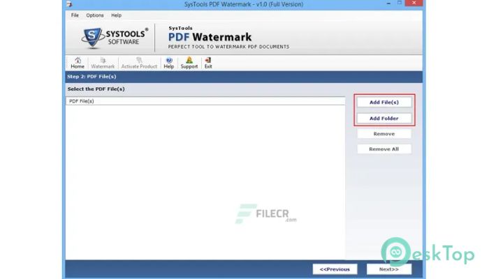 下载 SysTools PDF Watermark 4.0 免费完整激活版