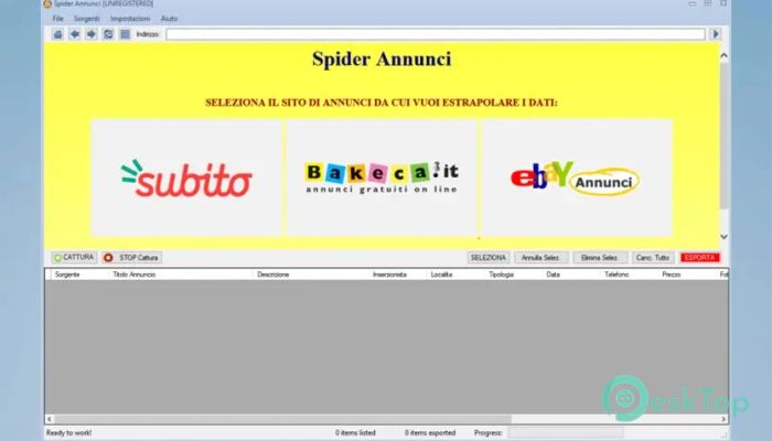 下载 Estrattoredati Spider Annunci 8.4.0 免费完整激活版