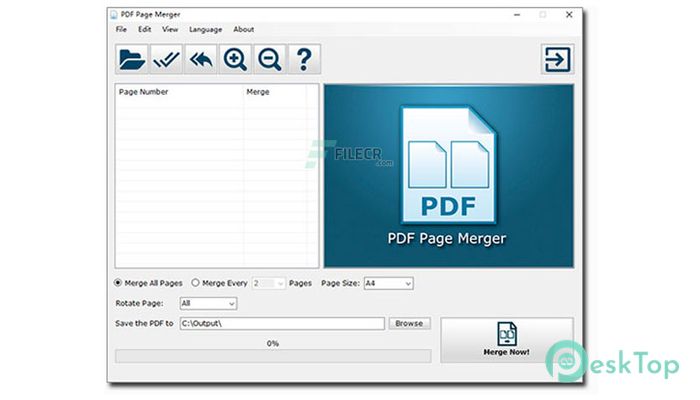 PDF Page Merger Pro 1.4 完全アクティベート版を無料でダウンロード