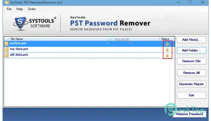 Download SysTools PST Password Remover  2.0 Free Full Activated