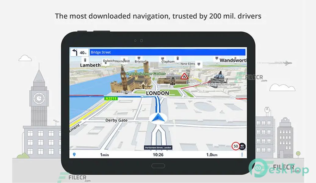 Sygic GPS Navigation & Maps 25.0.1-2383 APK MOD Полная бесплатная загрузка