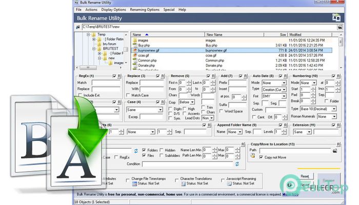 Download Bulk Rename Utility  3.4.4 Commercial Free Full Activated