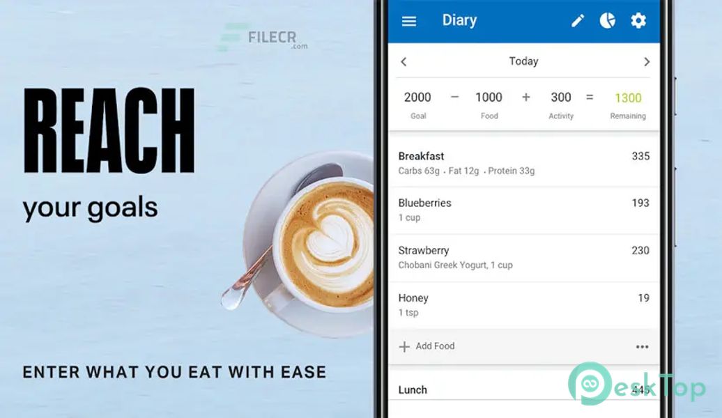 MyFitnessPal: Calorie Counter 25.5.1 APK MOD Полная бесплатная загрузка