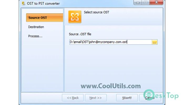 Télécharger Coolutils OST to PST Converter  3.2.0.70 Gratuitement Activé Complètement