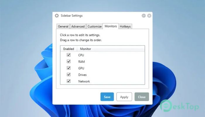 Sidebar Diagnostics 3.6.3 Tam Sürüm Aktif Edilmiş Ücretsiz İndir