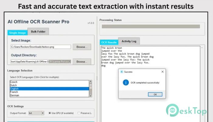 AI Offline OCR Scanner Pro 1.1.1 完全アクティベート版を無料でダウンロード
