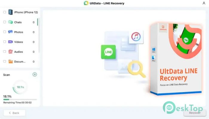 下载 Tenorshare UltData Line Recovery 2.0.1 免费完整激活版
