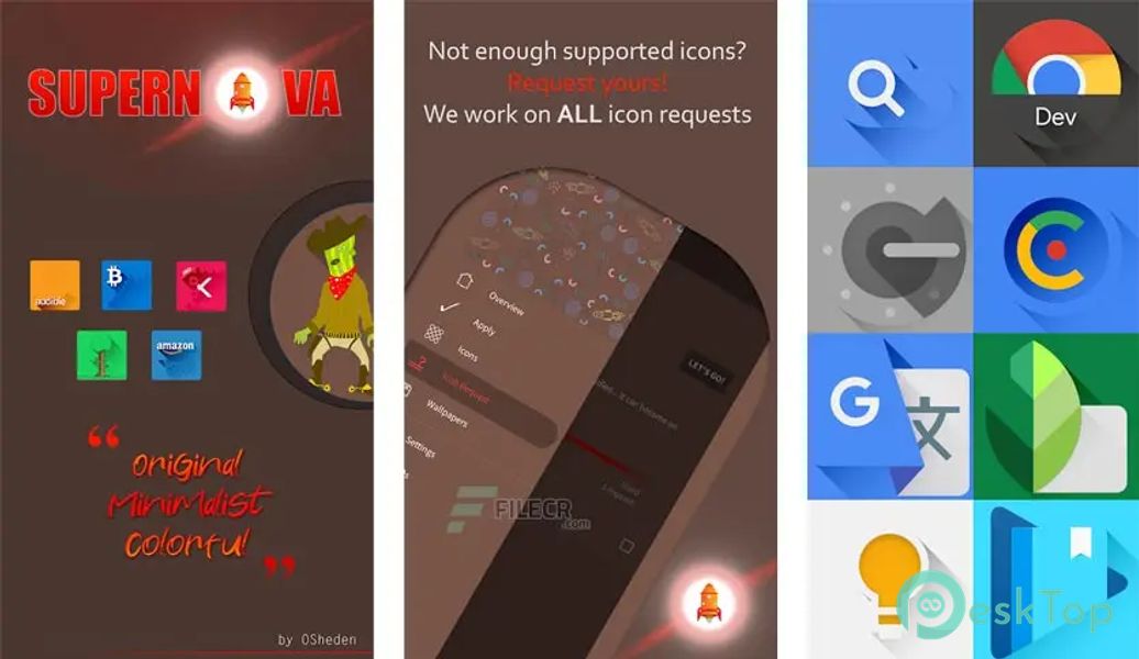 Supernova Icon Pack v3.0 APK MOD Полная бесплатная загрузка