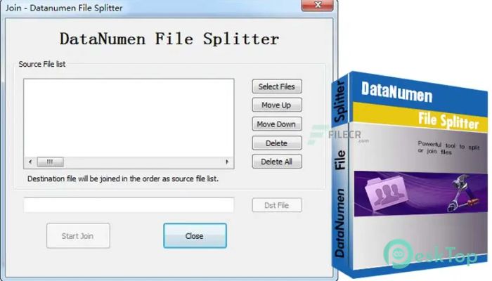 DataNumen File Splitter 1.4.0 Tam Sürüm Aktif Edilmiş Ücretsiz İndir