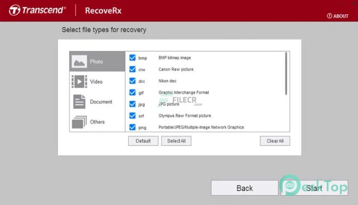 RecoveRx 4.2 完全アクティベート版を無料でダウンロード