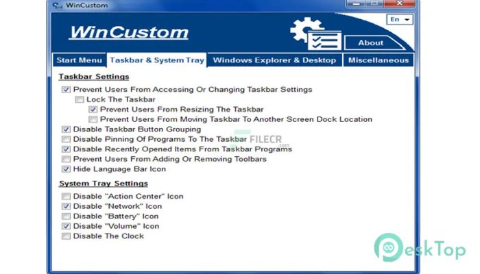 WinCustom 2.2.0 Tam Sürüm Aktif Edilmiş Ücretsiz İndir