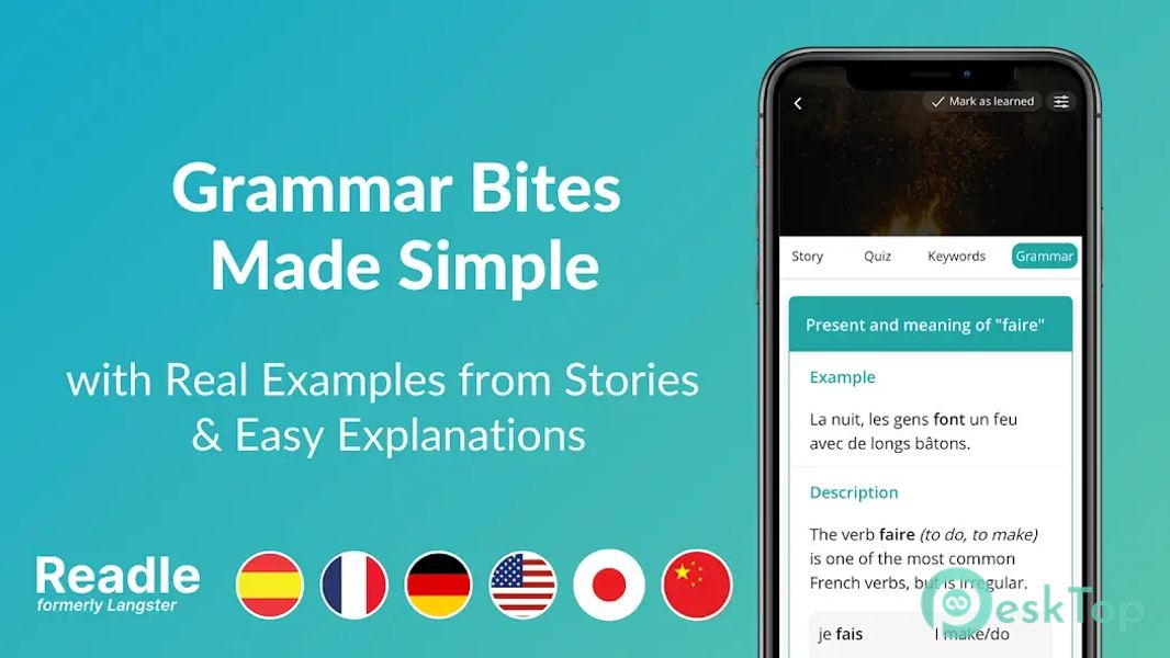 Readle: Learn Languages Daily 3.2.4 APK MOD Descarga gratuita completa