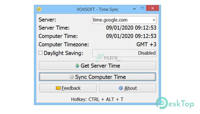 تحميل برنامج VovSoft Time Sync 2.3 برابط مباشر