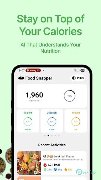 FoodSnapper AI: Cal Counter 1.2.16 APK MOD Unlocked (Full) Free Download