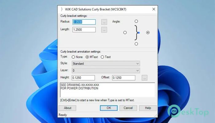 Télécharger WJK CAD Solutions Curly Bracket 2025.0.1.0 Gratuitement Activé Complètement