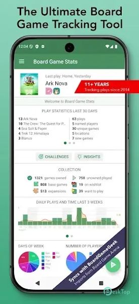 Board Game Stats 6.11.4 APK MOD Tam Ücretsiz İndir