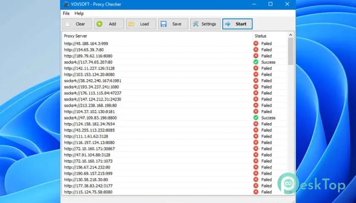 VovSoft Proxy Checker  1.0 Tam Sürüm Aktif Edilmiş Ücretsiz İndir