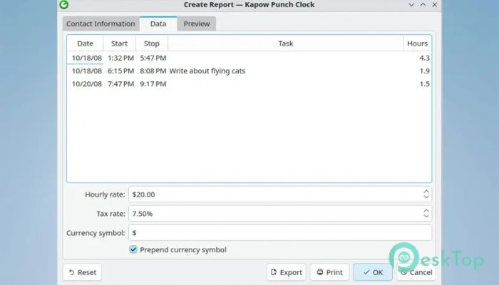 Download Kapow Punch Clock 1.6.4 Free Full Activated