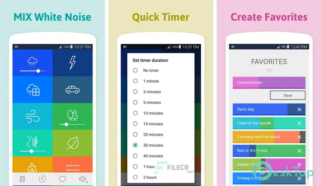 White Noise Generator v2.0.0 APK MOD Tam Ücretsiz İndir