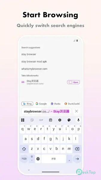 Télécharger Stay Browser - Light Browser 1.5.6 APK MOD Gratuitement et Complet