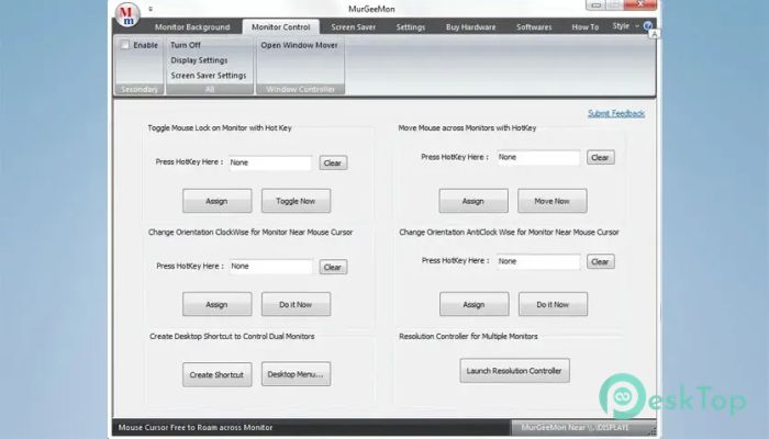 MurGeeMon Dual Monitor 1.0 मुफ्त पूर्ण सक्रिय डाउनलोड