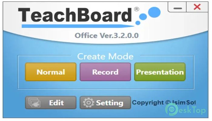 Скачать isimSoftware TeachBoard Office 3.2.0 полная версия активирована бесплатно