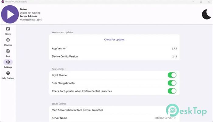 Télécharger Nonpolynomial Intiface Central 2.5.7 Gratuitement Activé Complètement