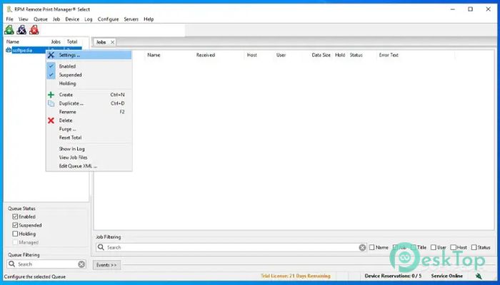 下载 RPM Remote Print Manager 6.2.0.581 免费完整激活版