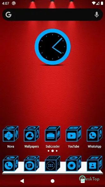 3D Flat Light Blue Icon Pack 10.6 APK MOD Полная бесплатная загрузка