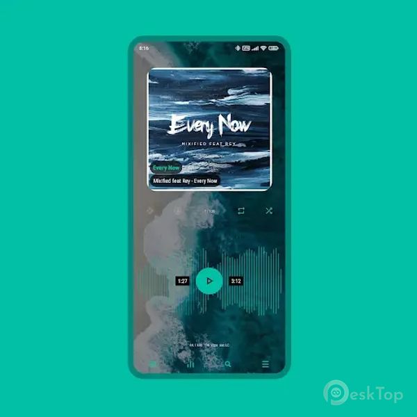 Luminous Black - Poweramp Skin 10.5 APK MOD Unlocked (Full) Free Download