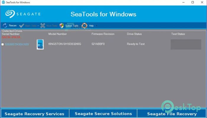  تحميل برنامج Seagate SeaTools for Windows  5.1.176 برابط مباشر