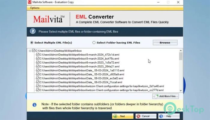 Скачать Mailvita Converter for EML 1.0 полная версия активирована бесплатно