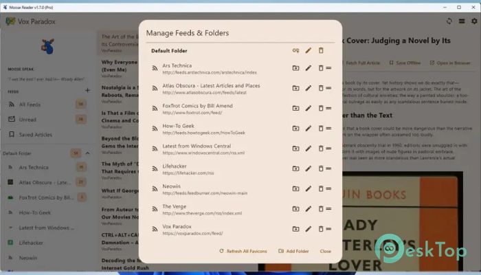 Download Moose Reader Pro 1.7.2 Free Full Activated