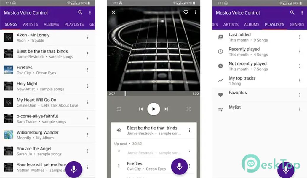 Musica Voice Control Player v3.7 APK MOD Полная бесплатная загрузка