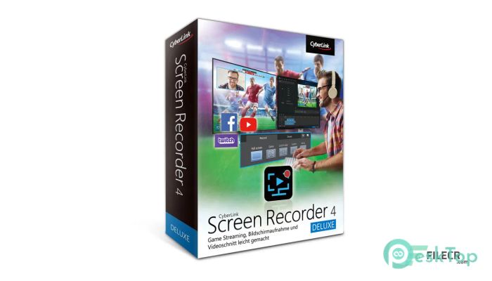 下载 CyberLink Screen Recorder Deluxe  4.3.1.27960 免费完整激活版