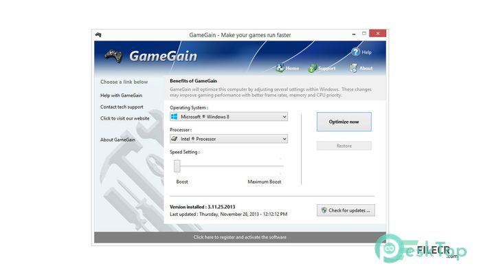  تحميل برنامج PGWare GameGain 4.3.7.2022 برابط مباشر