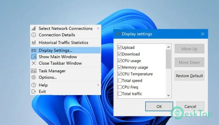 TrafficMonitor  1.85.1 Tam Sürüm Aktif Edilmiş Ücretsiz İndir