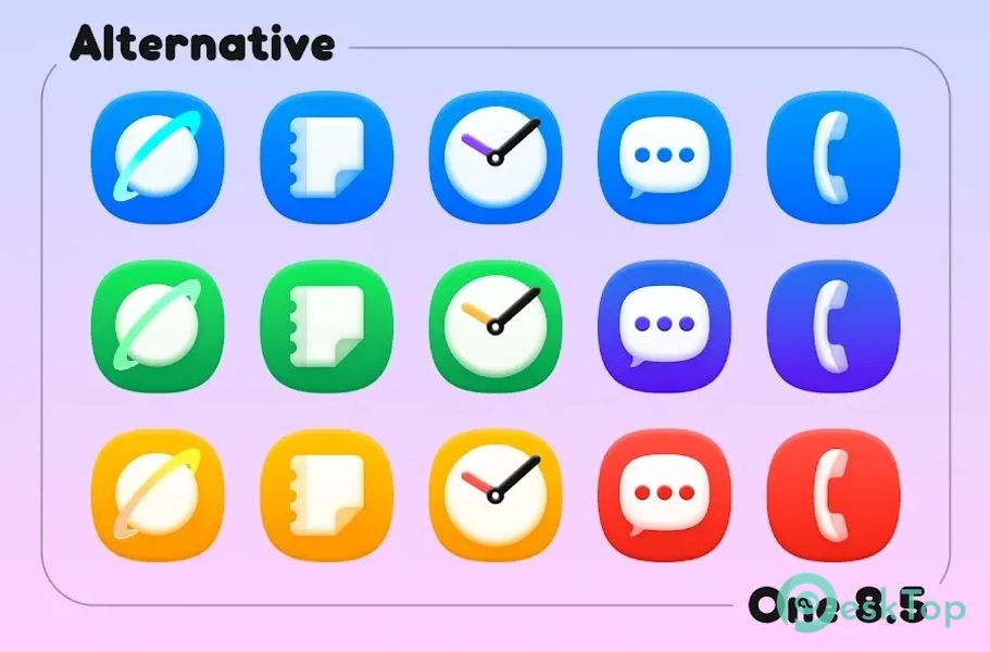 One 8.5 - Icon Pack 1.7.2 APK MOD Descarga gratuita completa