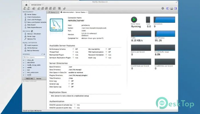 MySQL Workbench 8.0.41 Mac用無料ダウンロード